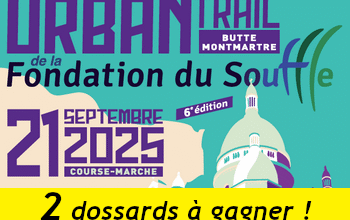 2 dossards Urban Trail de la Butte Montmartre 2025 (Paris)