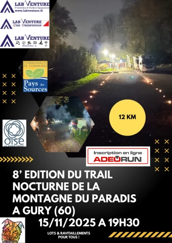 Trail nocturne de la Montagne du Paradis Trail nocturne de la Montagne du Paradis