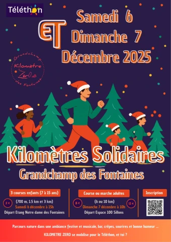 Kilomètres solidaires Grandchamp des Fontaines