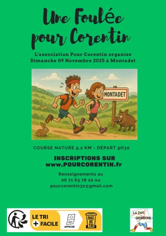 Une foulée pour Corentin
