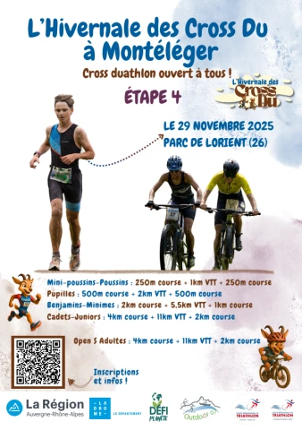 Cross duathlon Hivernale de Montéléger Cross duathlon Hivernale de Montéléger