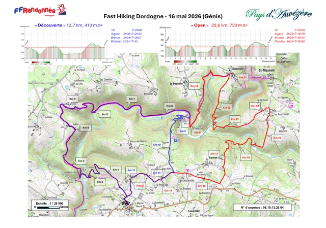 Open de Fast Hikingpen Dordogne