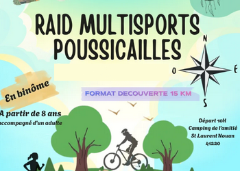 Raid multisports Poussicailles 1ère édition 2026 2026, Saint-Laurent-Nouan (Loir et Cher)