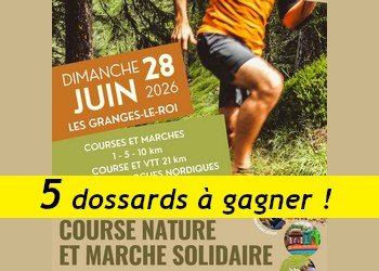 5 dossards Trail & Marche Sourire d Erwan 2026 (Essonne)