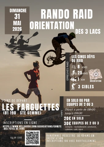 Rando Raid Orientation des 3 lacs