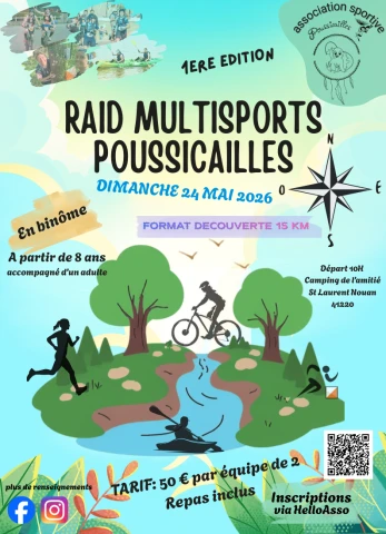 Raid multisports Poussicailles 1ère édition 2026