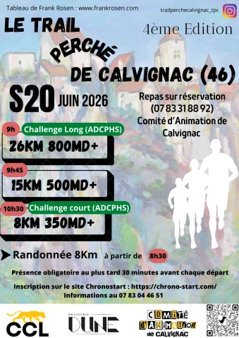 Trail perché de Calvignac