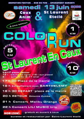 Color run St Laurent en Caux Color run St Laurent en Caux