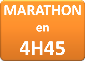 Plan d'entraînement marathon 4h45
