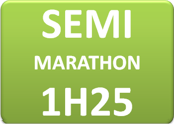 Plan d'entraînement semi-marathon 1h25