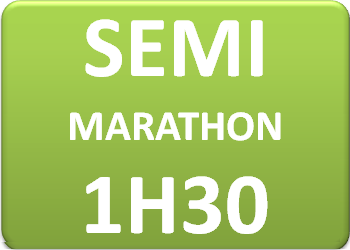 Plan d'entraînement semi-marathon 1h30