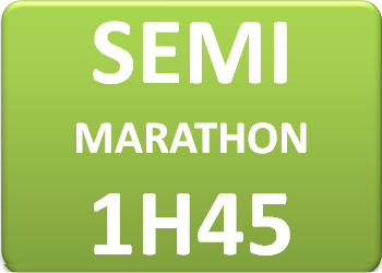 Plan d'entraînement semi-marathon 1h45