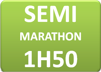 Plan d'entraînement semi-marathon 1h50